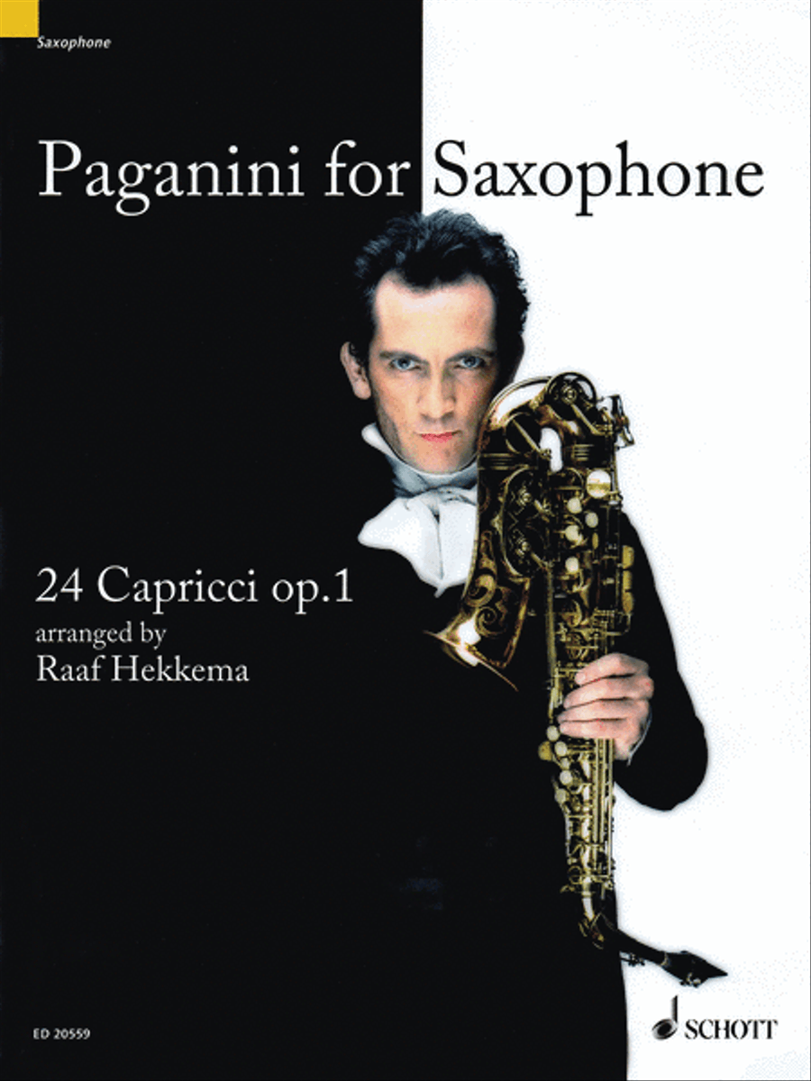 Paganini for Saxophone Soprano Saxophone scores gallery preview page 1