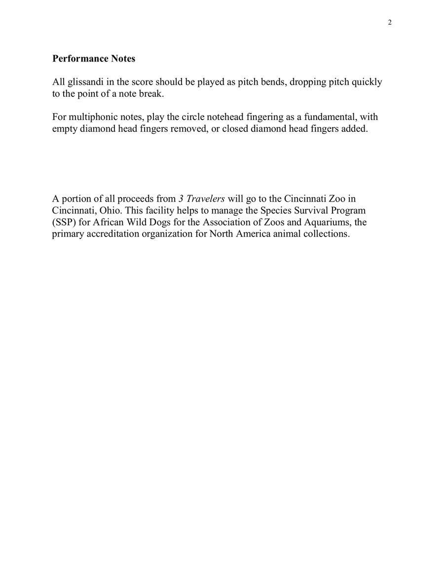 3 Travelers, for solo bassoon Bassoon Solo scores gallery preview page 4