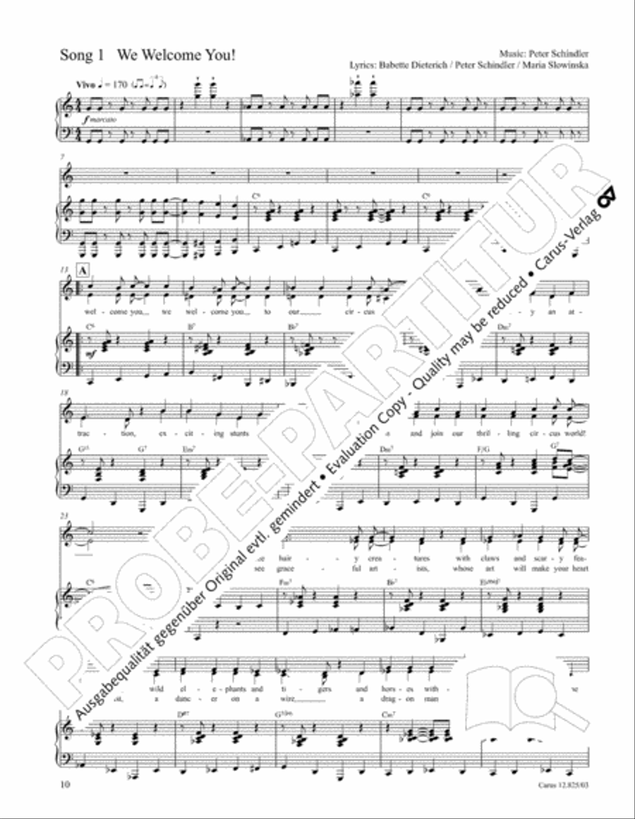 Circus Allegro Circus Allegro Choir scores gallery preview page 11