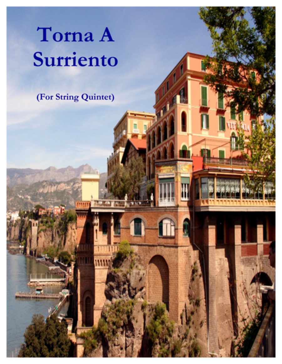 Torna A Surriento (Come Back To Sorrento) (for String Quintet and Piano) image number null