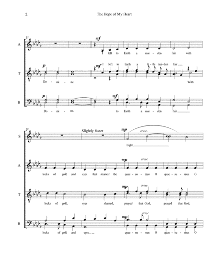 The Hope of My Heart 4-Part scores gallery preview page 2