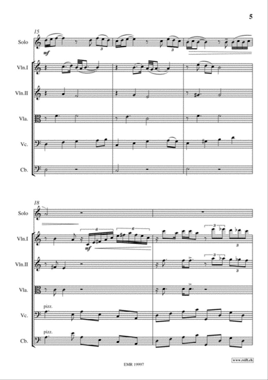 Elegia Elegia String Orchestra scores gallery preview page 5