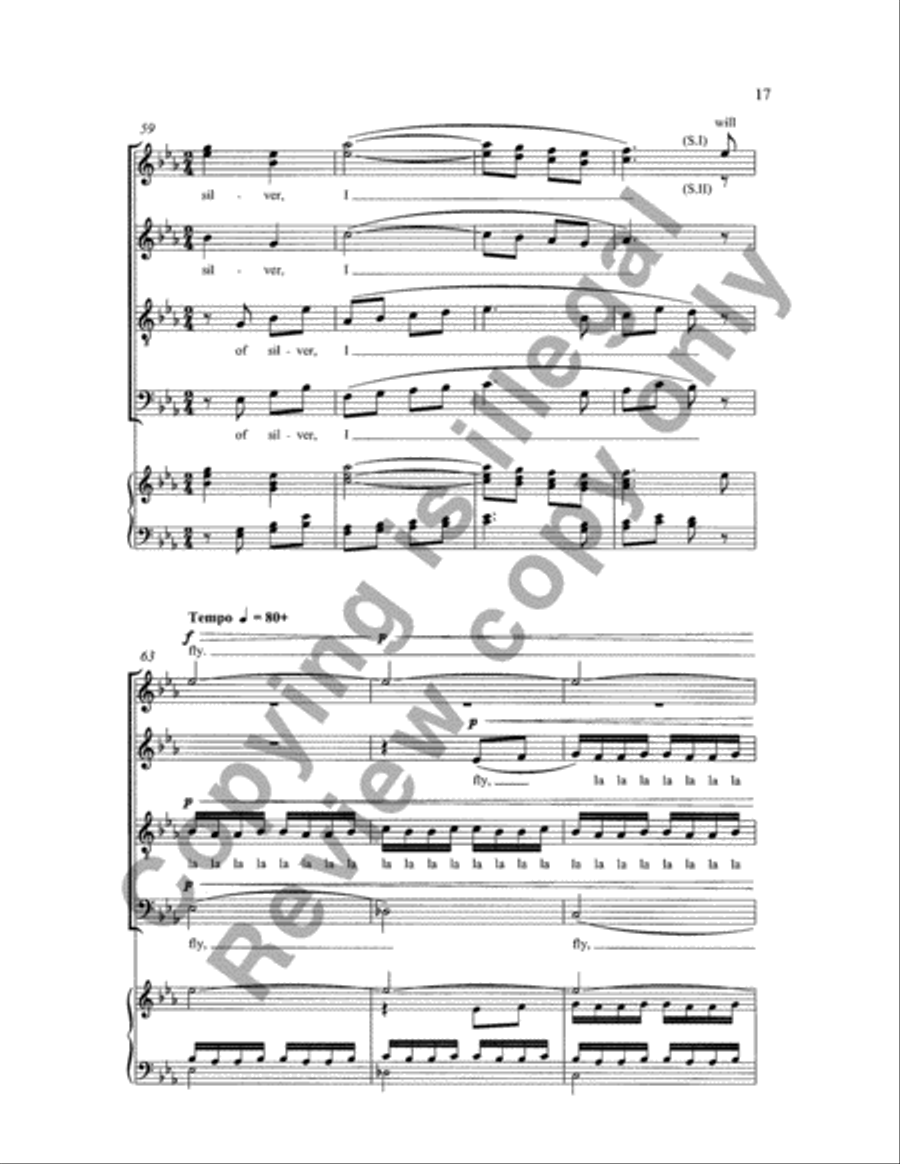 Every Night (When the Sun Goes Down) 4-Part scores gallery preview page 16