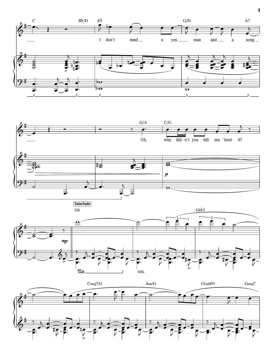 Yes Man Yes Man Voice scores gallery preview page 3