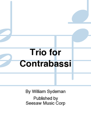 Trio for Contrabassi
