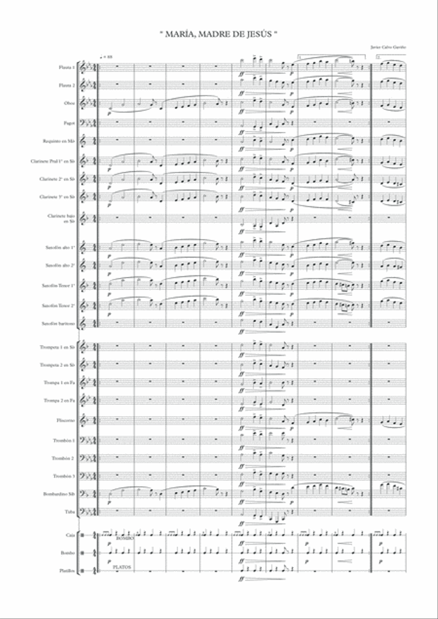 María, madre de Jesús Concert Band scores gallery preview page 2