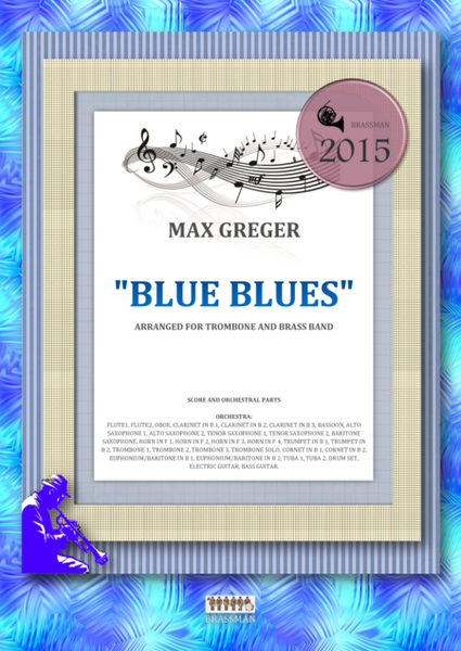 Blue Blues - arranged for trombone and brass band image number null