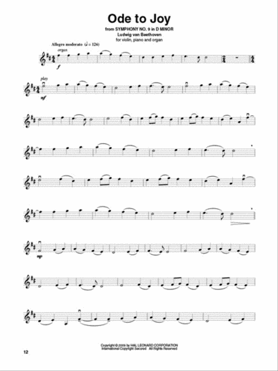 Wedding Classics Violin scores gallery preview page 5