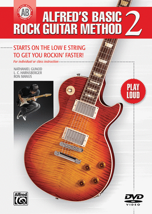 Book cover for Alfred's Basic Rock Guitar Method, Book 2