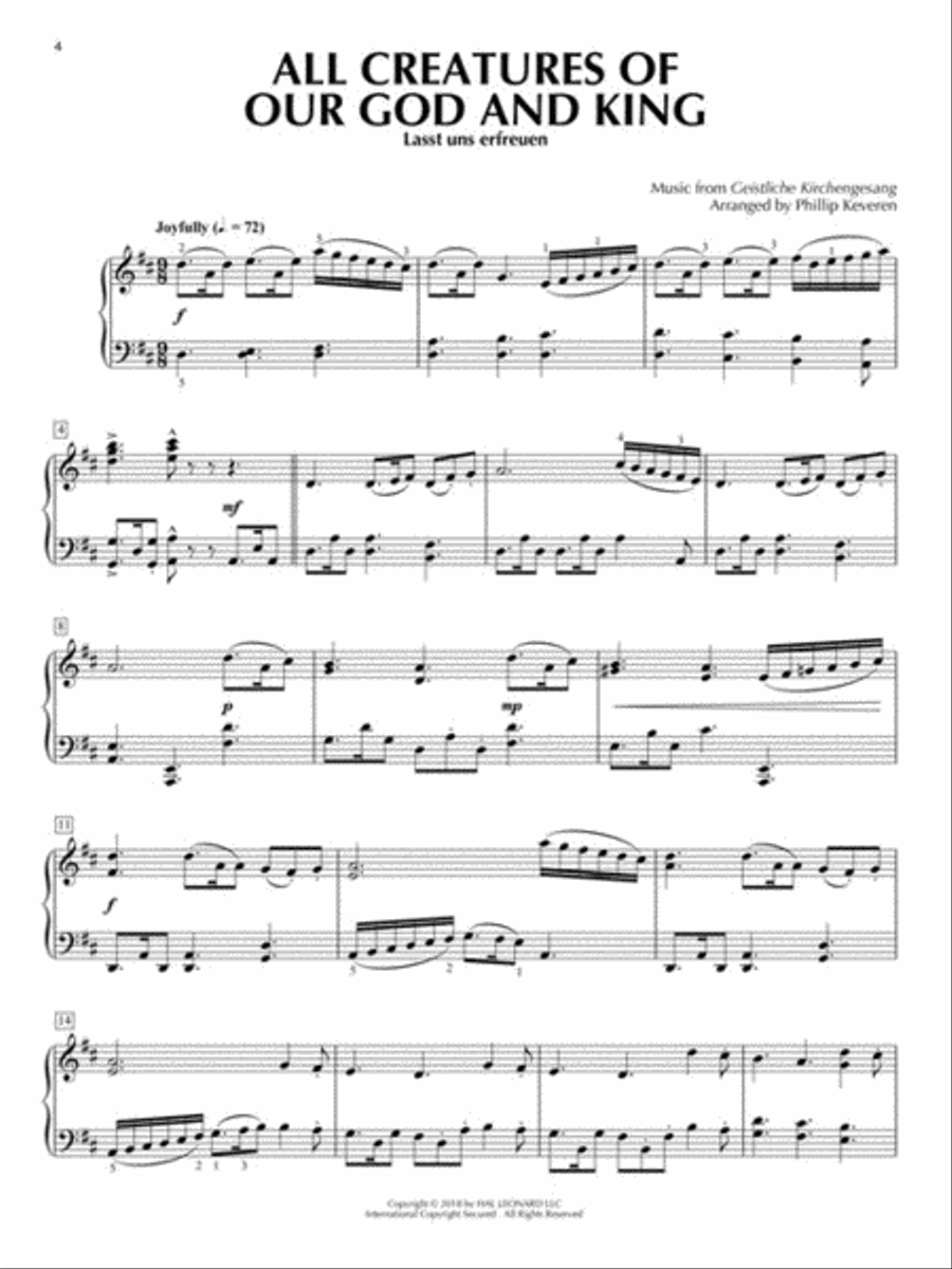 Hymns in a Celtic Style Piano Solo scores gallery preview page 3