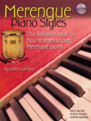Book cover for Merengue Piano Styles