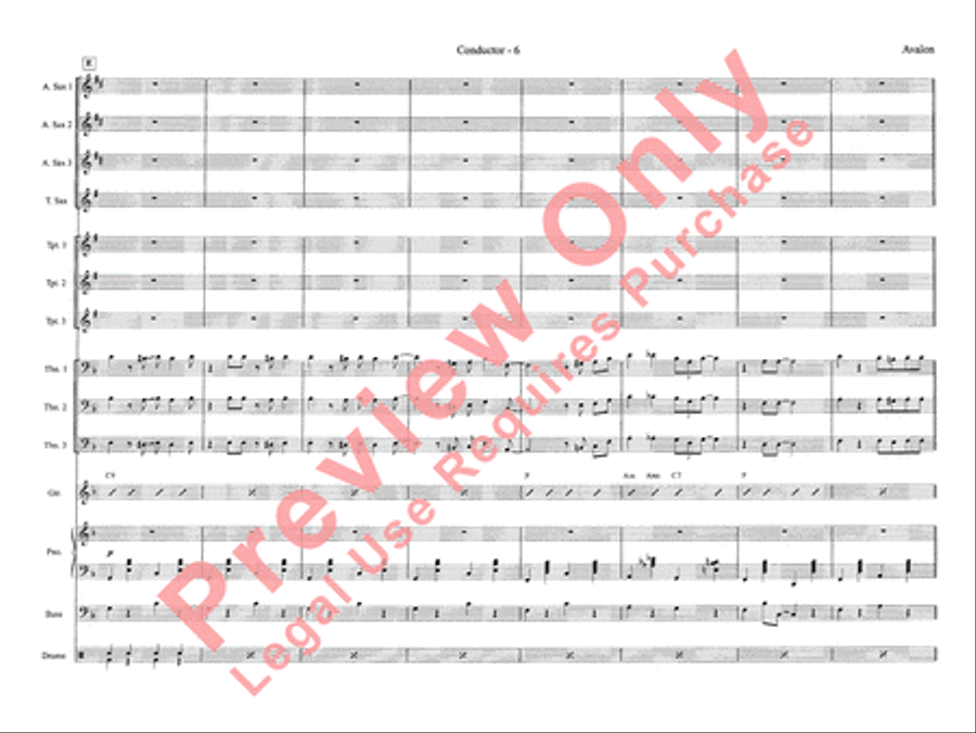 Avalon Jazz Ensemble scores gallery preview page 14