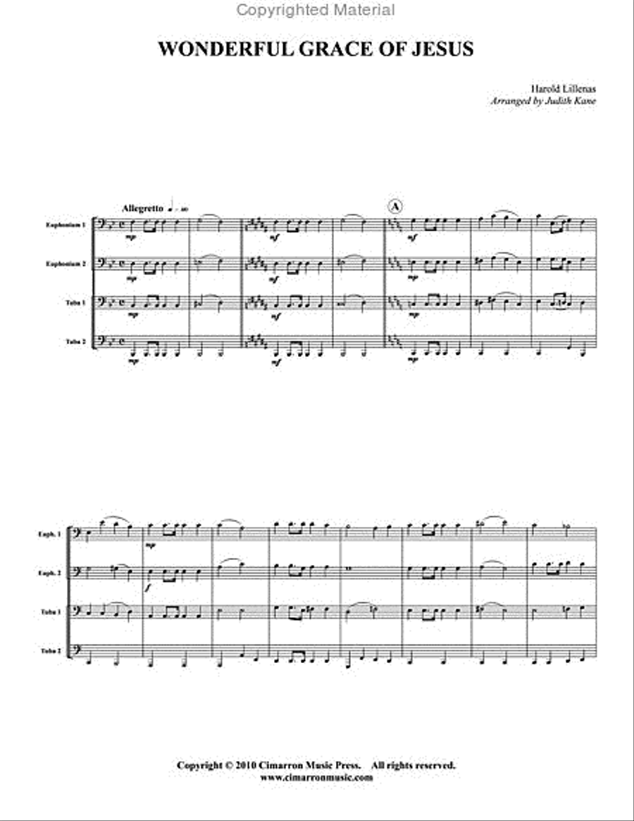 Wonderful Grace of Jesus Wonderful Grace of Jesus EETT scores gallery preview page 2