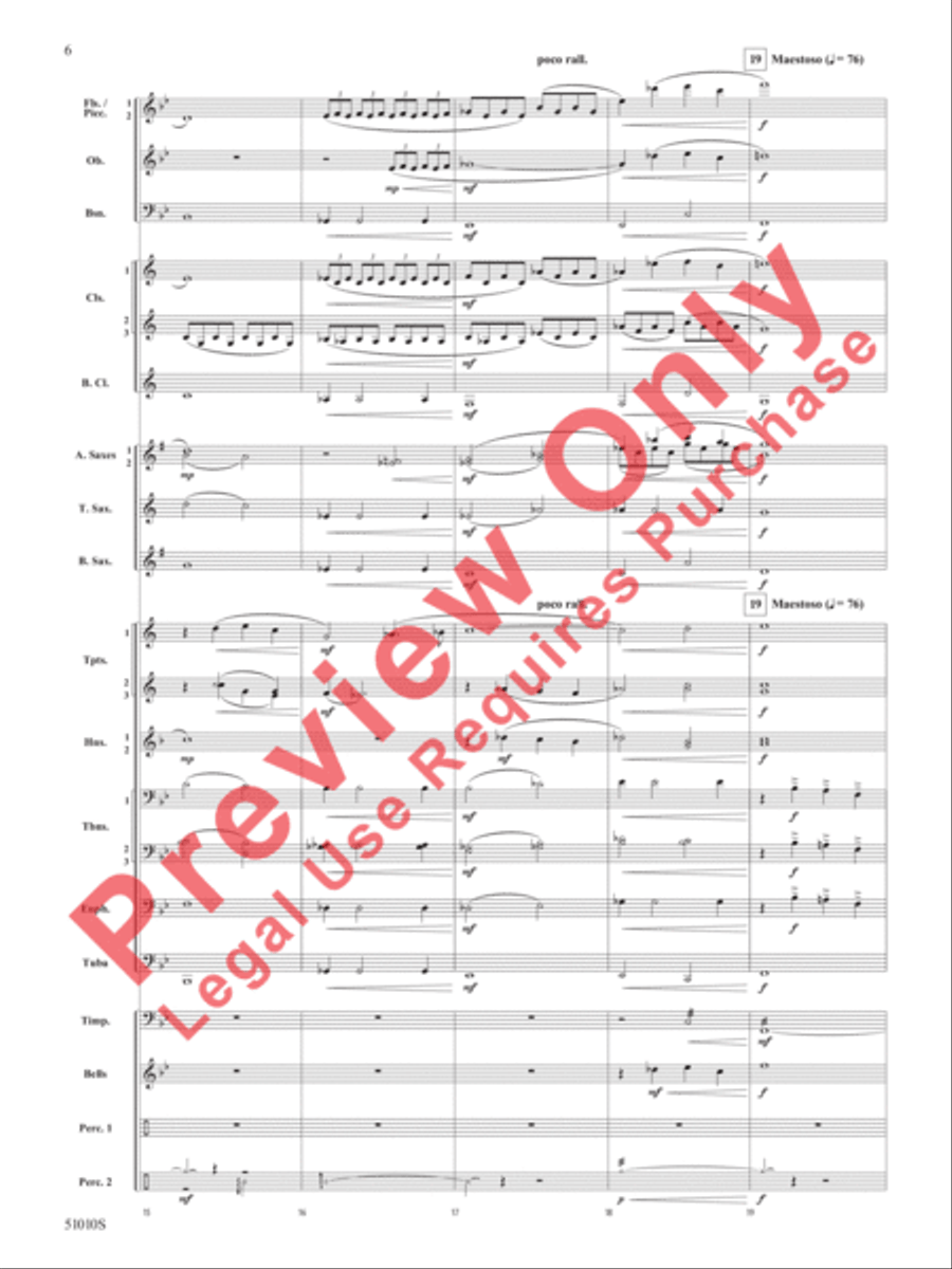 Sentinel Concert Band scores gallery preview page 7