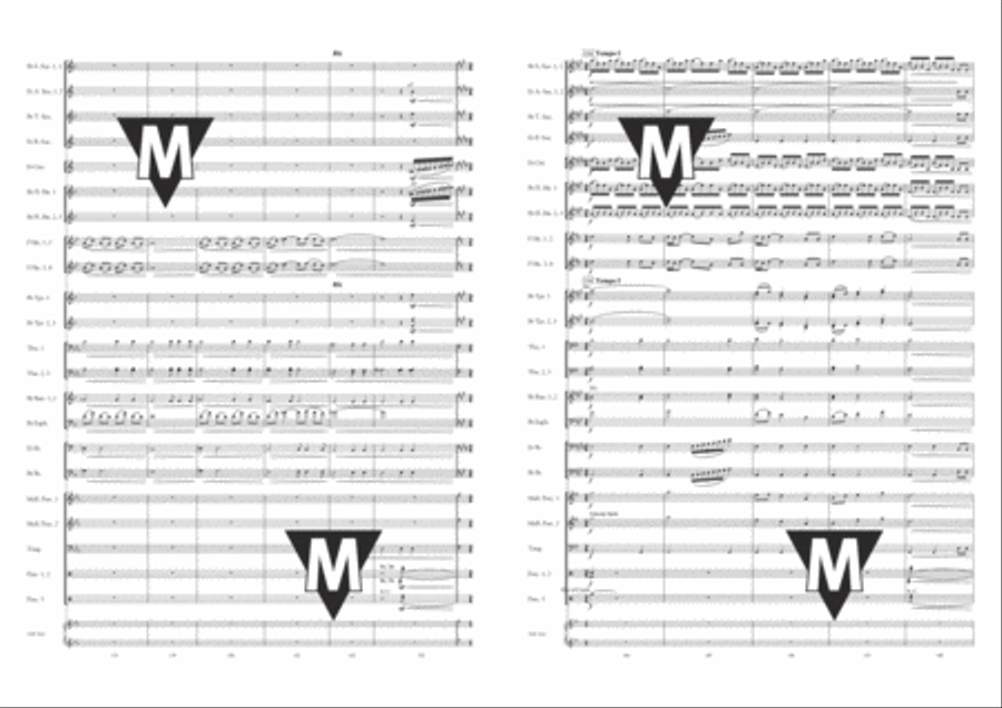 The Story of Anne Frank Fanfare Band scores gallery preview page 18