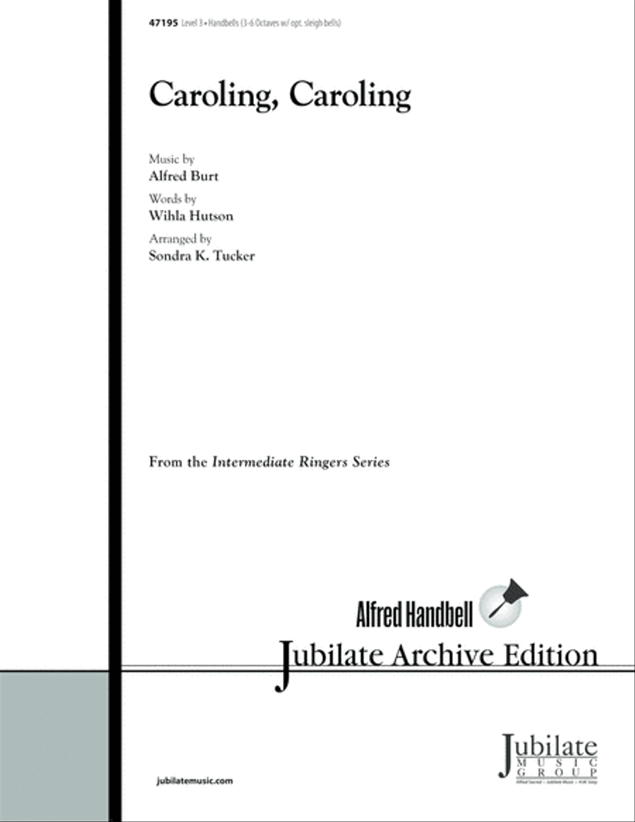 Caroling, Caroling Caroling, Caroling Handbell Choir scores gallery preview page 1