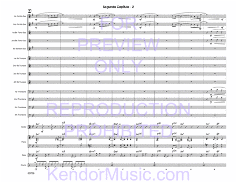 Segundo Capitulo Jazz Ensemble scores gallery preview page 4