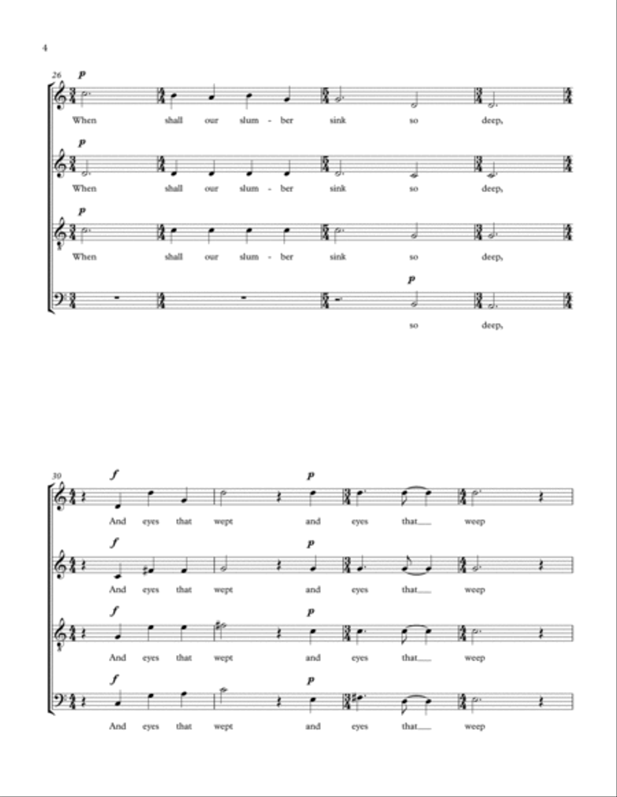 They Lie at Rest 4-Part scores gallery preview page 6