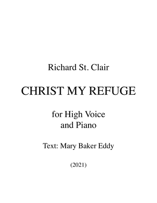 CHRIST MY REFUGE for High Voice and Piano