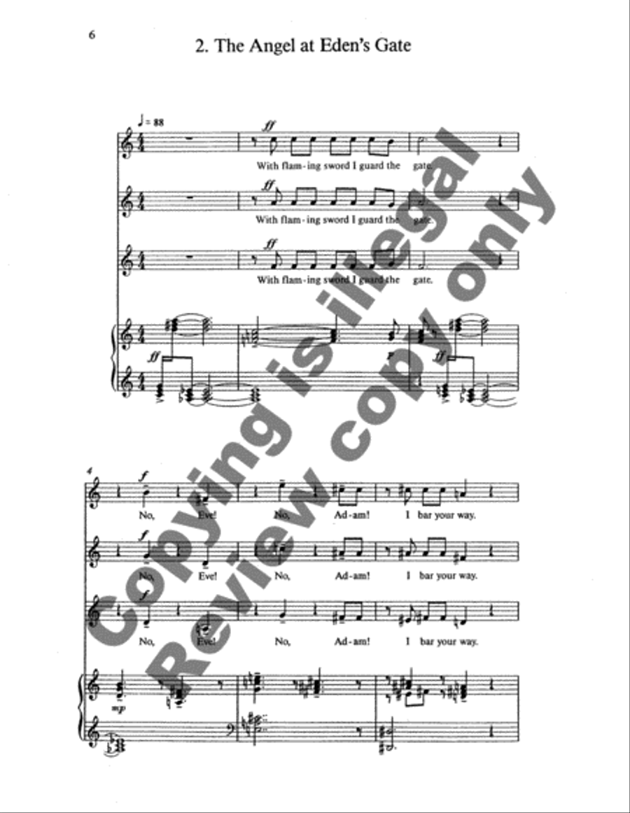 Angels Are Everywhere Angels Are Everywhere SSA scores gallery preview page 4