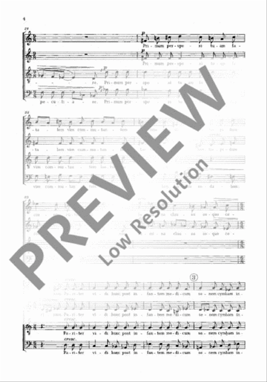 Tres Laudes 4-Part scores gallery preview page 4
