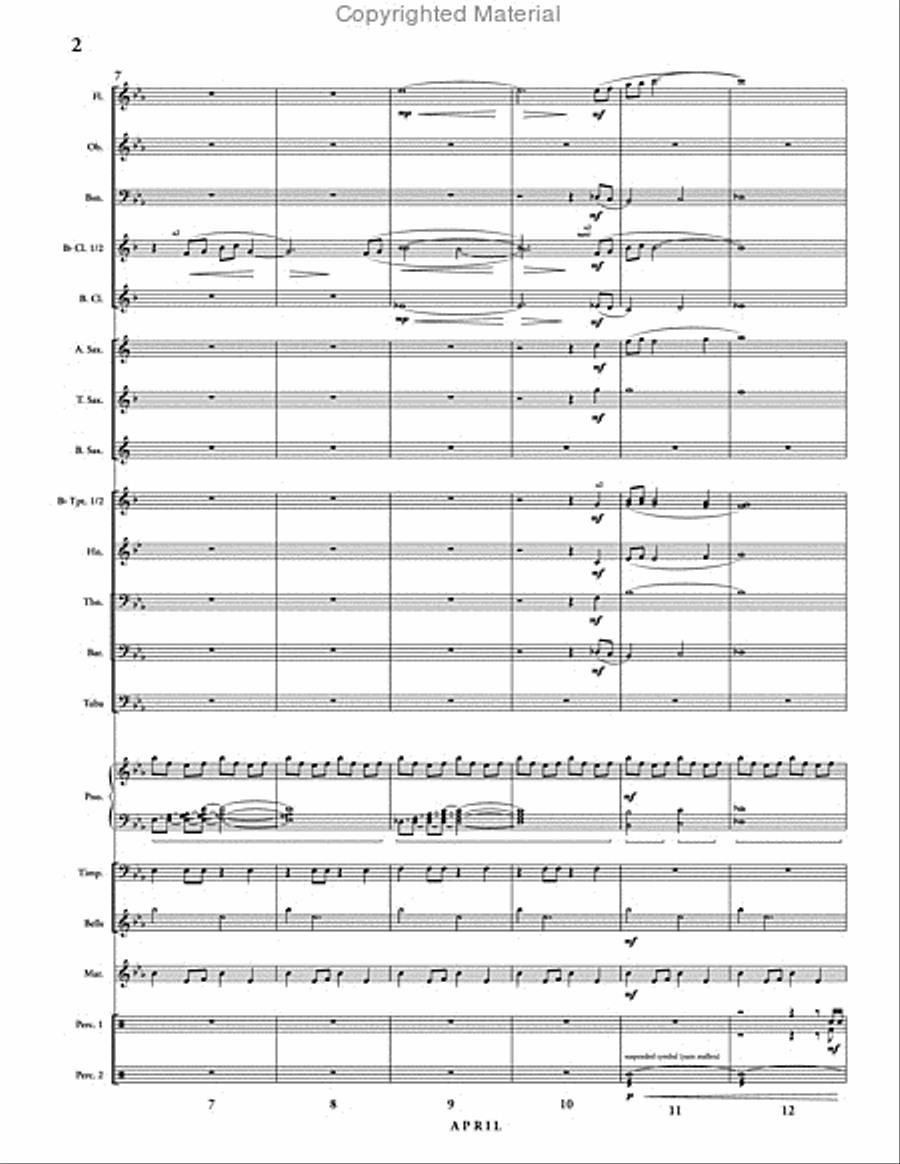 April April Concert Band scores gallery preview page 3