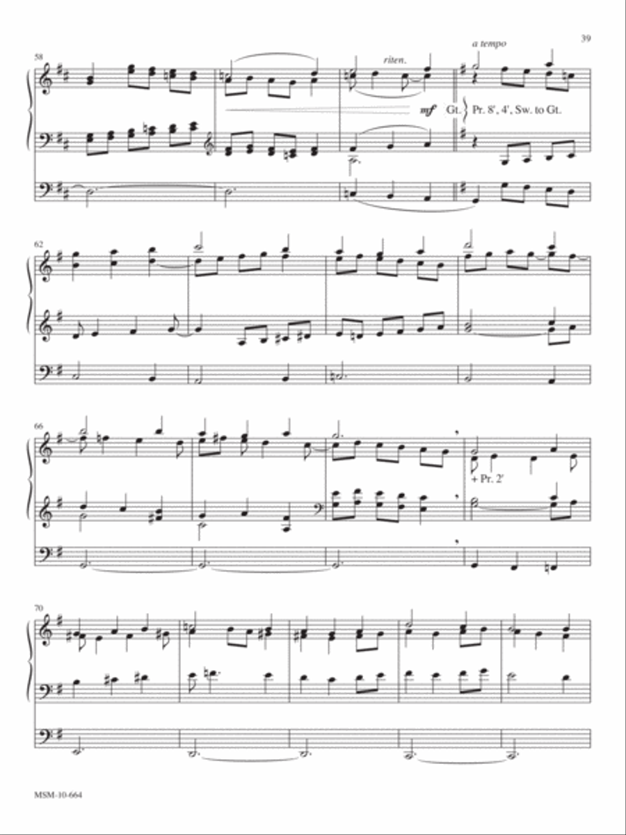 Love Divine, All Loves Excelling Organ scores gallery preview page 4