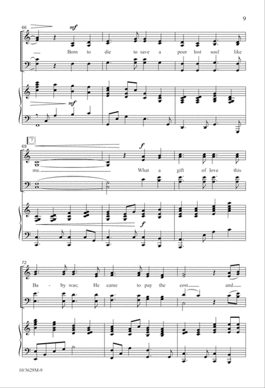 He Was Born to Die 4-Part scores gallery preview page 9