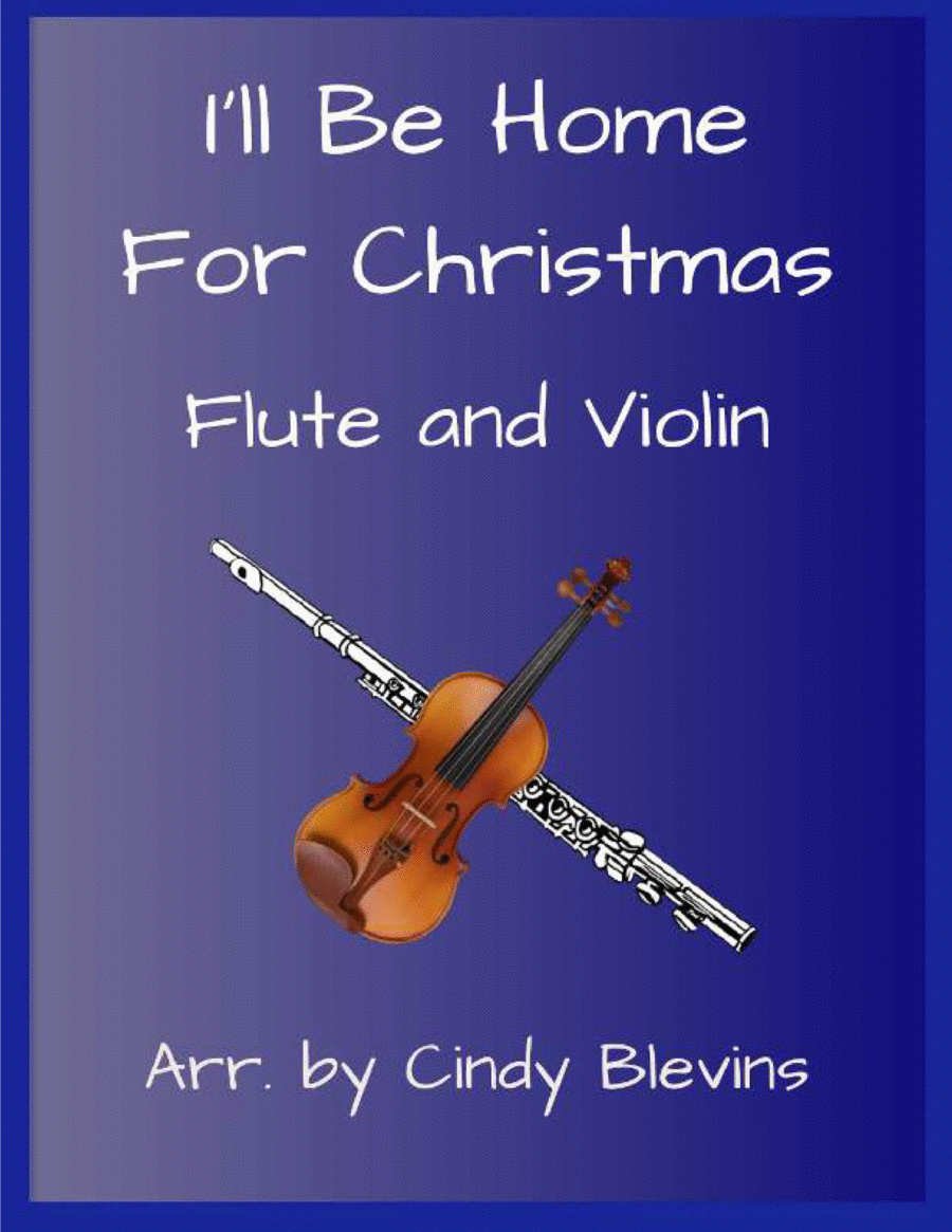 I'll Be Home For Christmas Flute scores gallery preview page 1