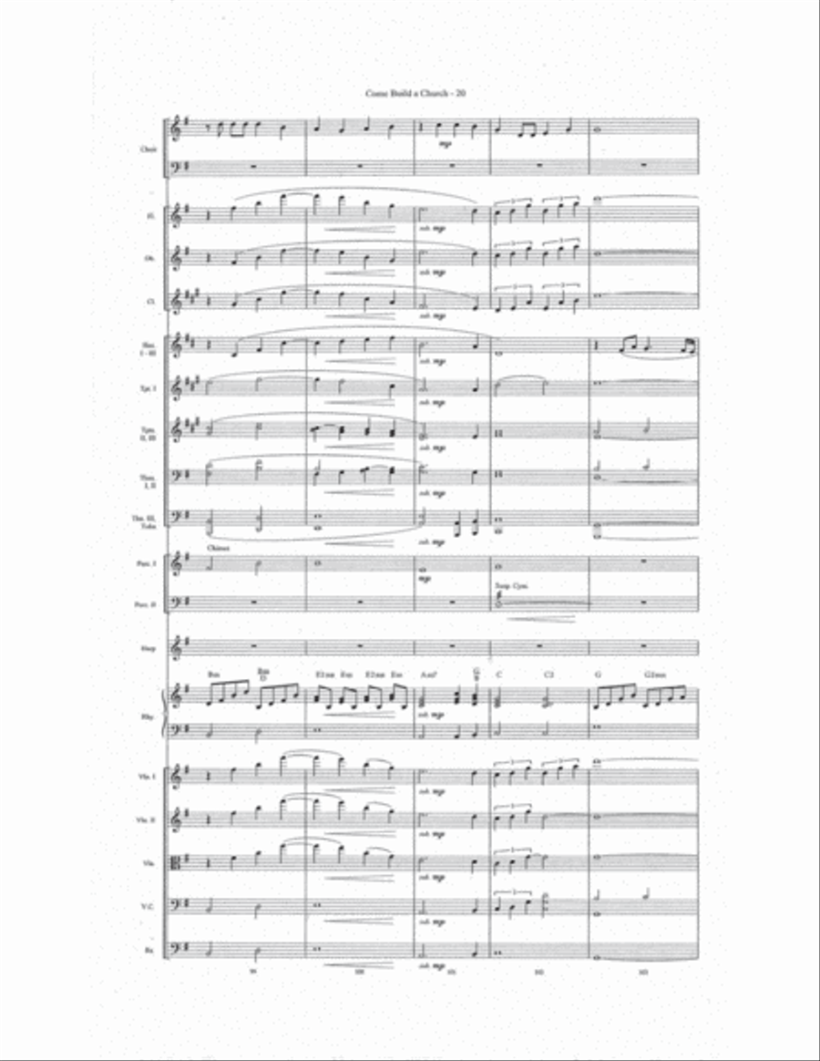 Come Build a Church Come Build a Church Choir scores gallery preview page 21
