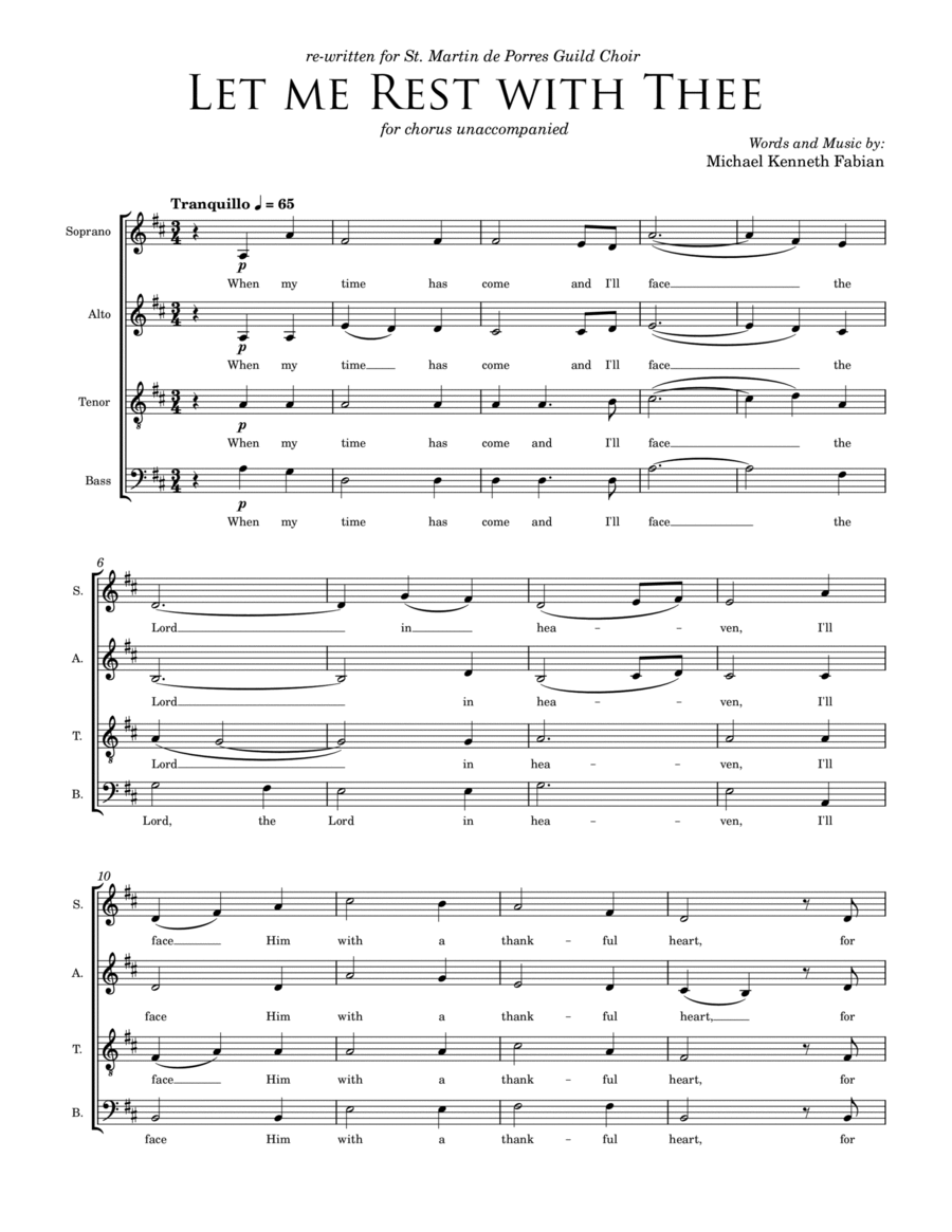 Let Me Rest With Thee Divisi scores gallery preview page 1