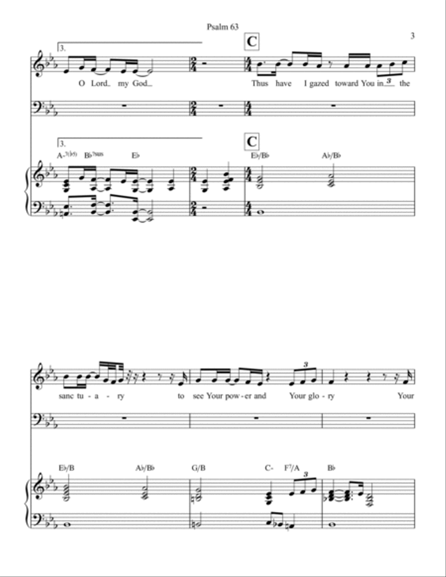 Psalm 63 My Soul Is Thirsting Voice scores gallery preview page 3