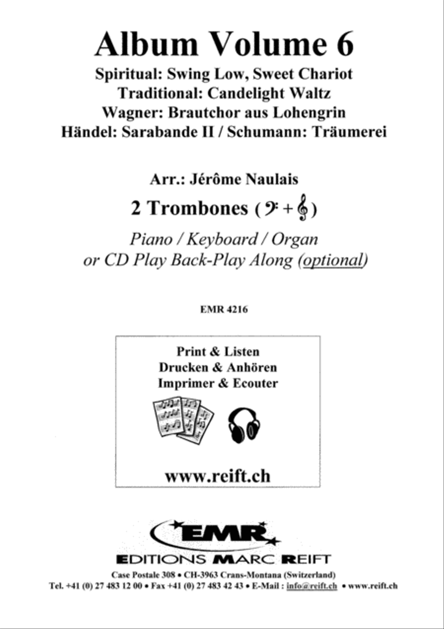 Album Volume 6 Trombone Duet scores gallery preview page 2