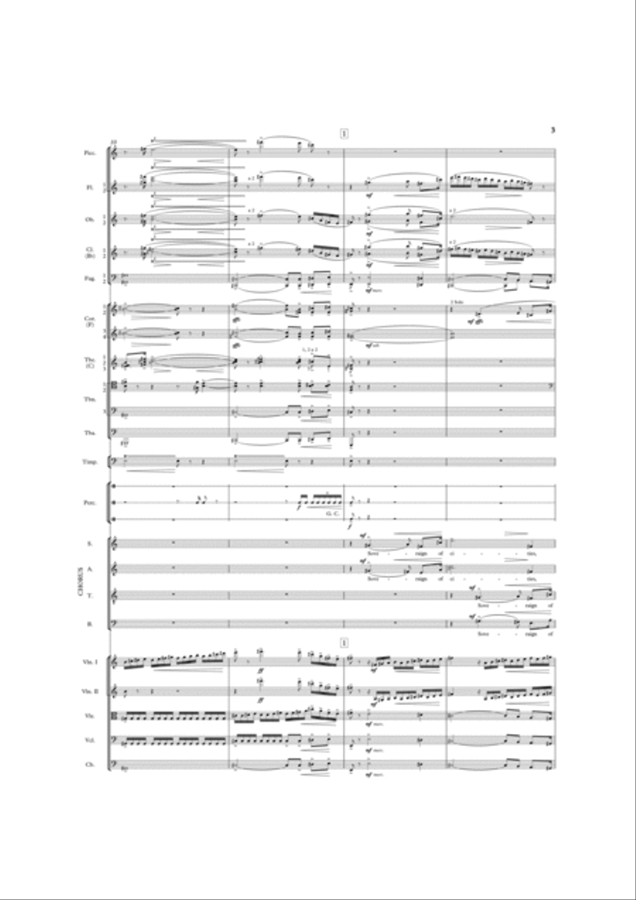 Choral Works with Orchestra 4-Part scores gallery preview page 4