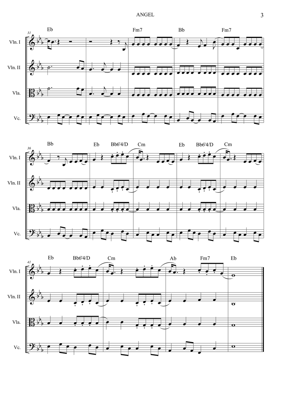Angel String Quartet scores gallery preview page 3