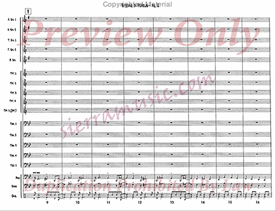 String Of Pearls Jazz Ensemble scores gallery preview page 3