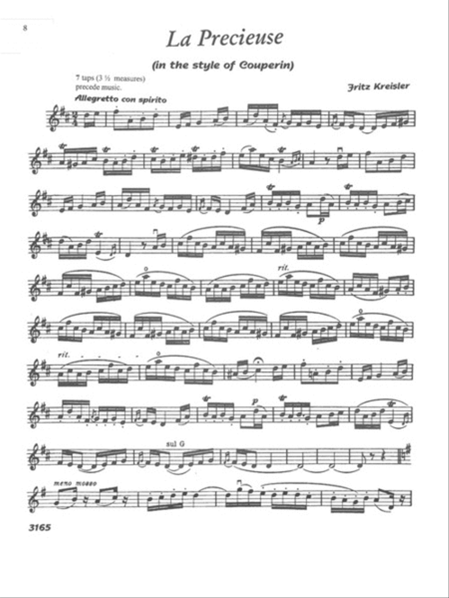 Fritz Kreisler – Favorite Encores Violin Solo scores gallery preview page 4