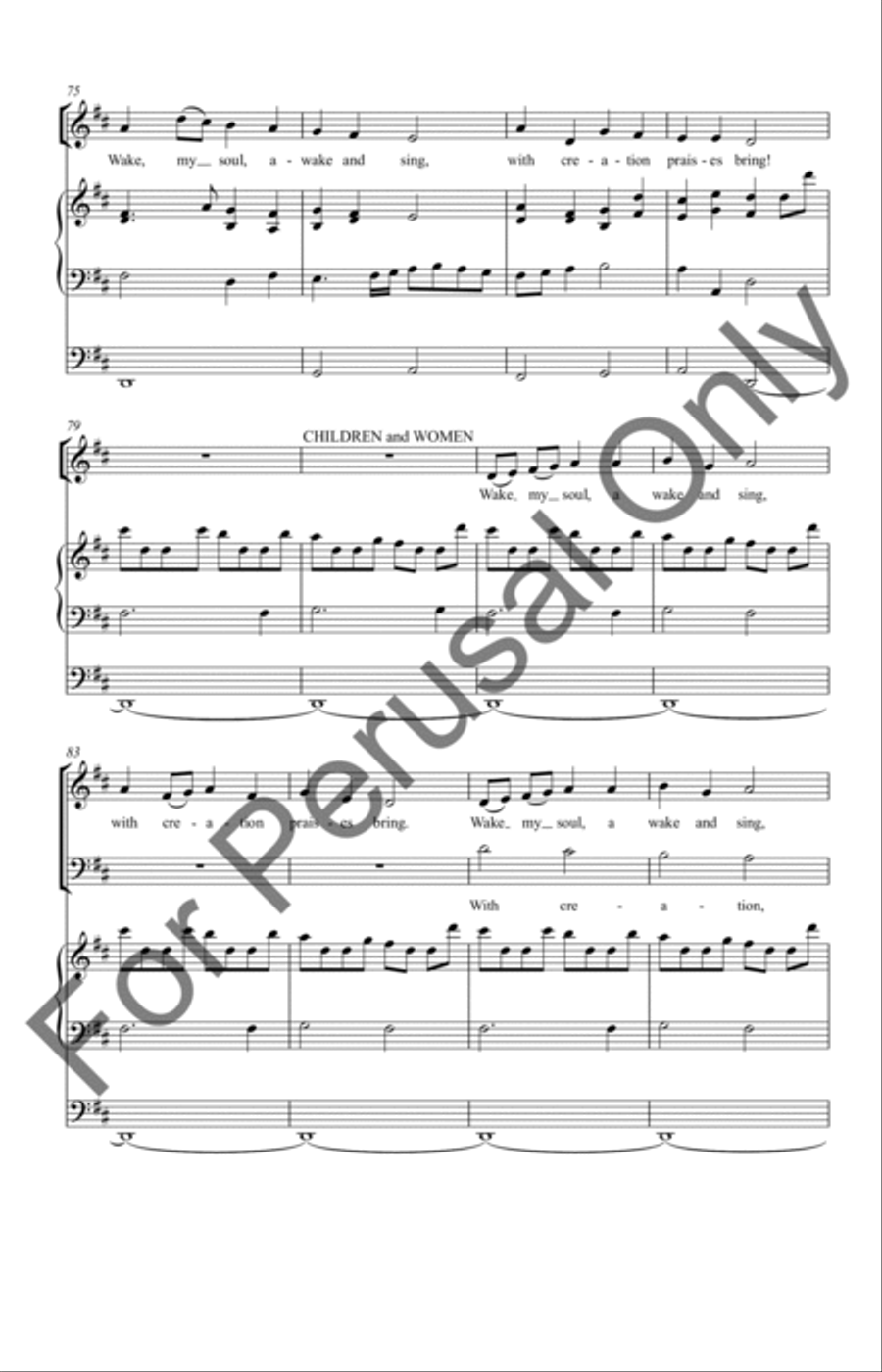 A Festive Thanks 4-Part scores gallery preview page 8