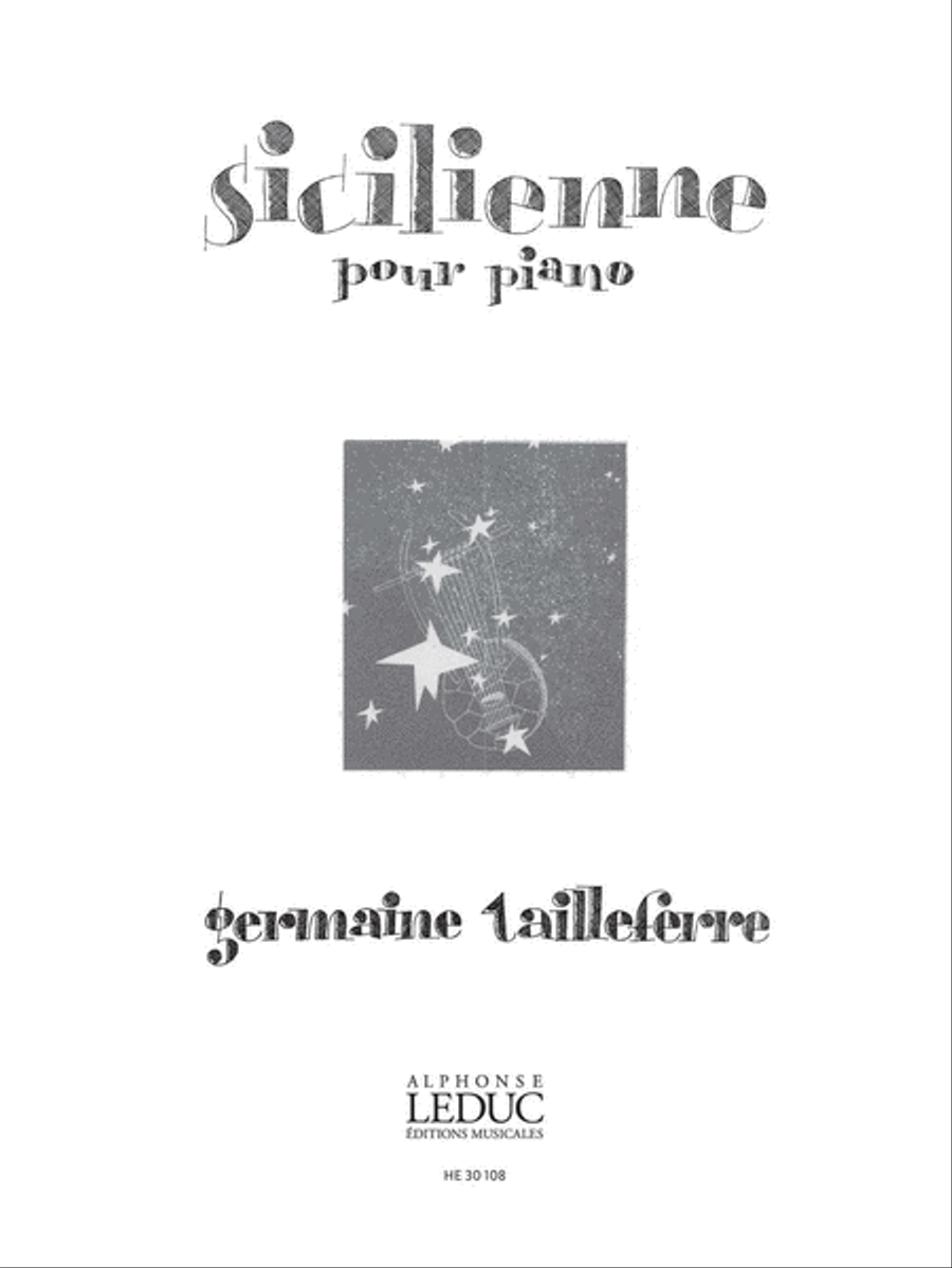 Sicilienne Piano Solo scores gallery preview page 1