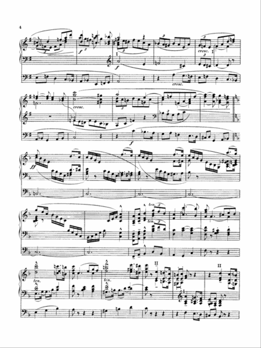 Elgar: Sonata in G Major (Urtext) Organ scores gallery preview page 4