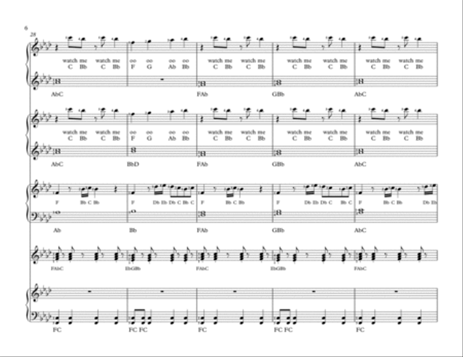 Watch Me whip nae Nae Piano Solo Digital Sheet Music Sheet
