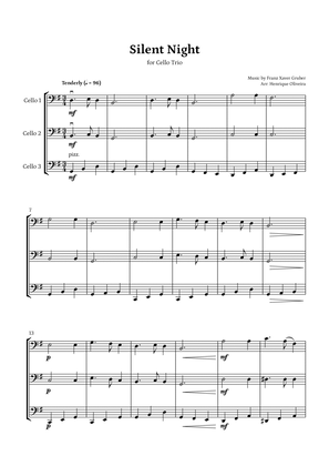 Silent Night (Cello Trio) - Beginner Level