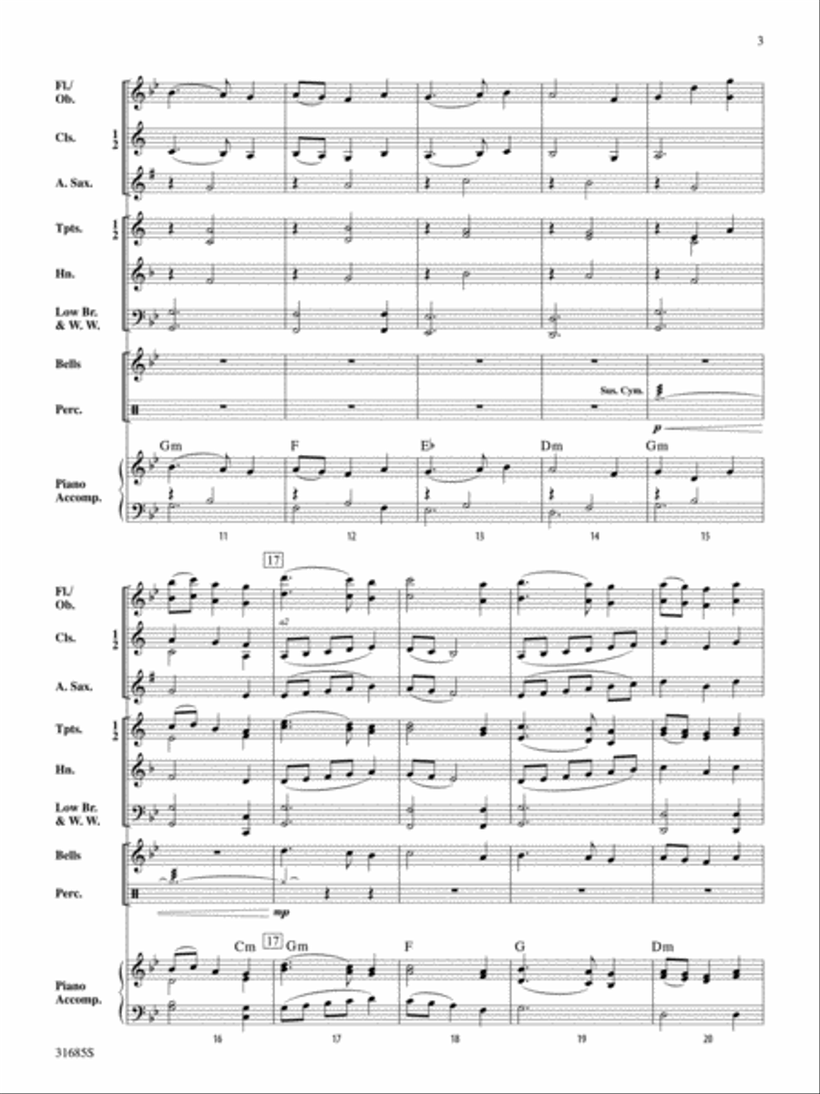 Autumn Colors Concert Band scores gallery preview page 3