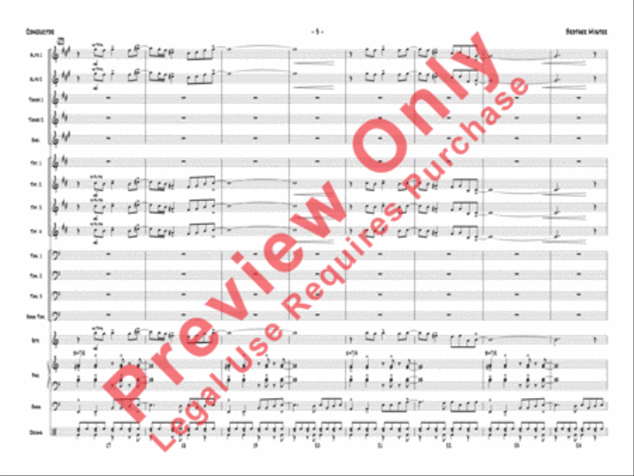 Brother Mister Jazz Ensemble scores gallery preview page 26