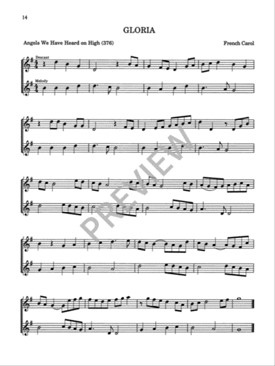 Twenty-Six Hymn Descants on Familiar Hymn-Tunes Trumpet scores gallery preview page 16