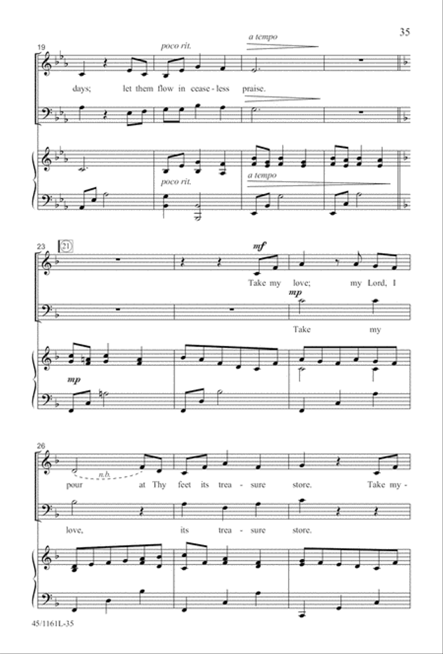 Hymns We Love to Sing Hymns We Love to Sing 3-Part scores gallery preview page 36