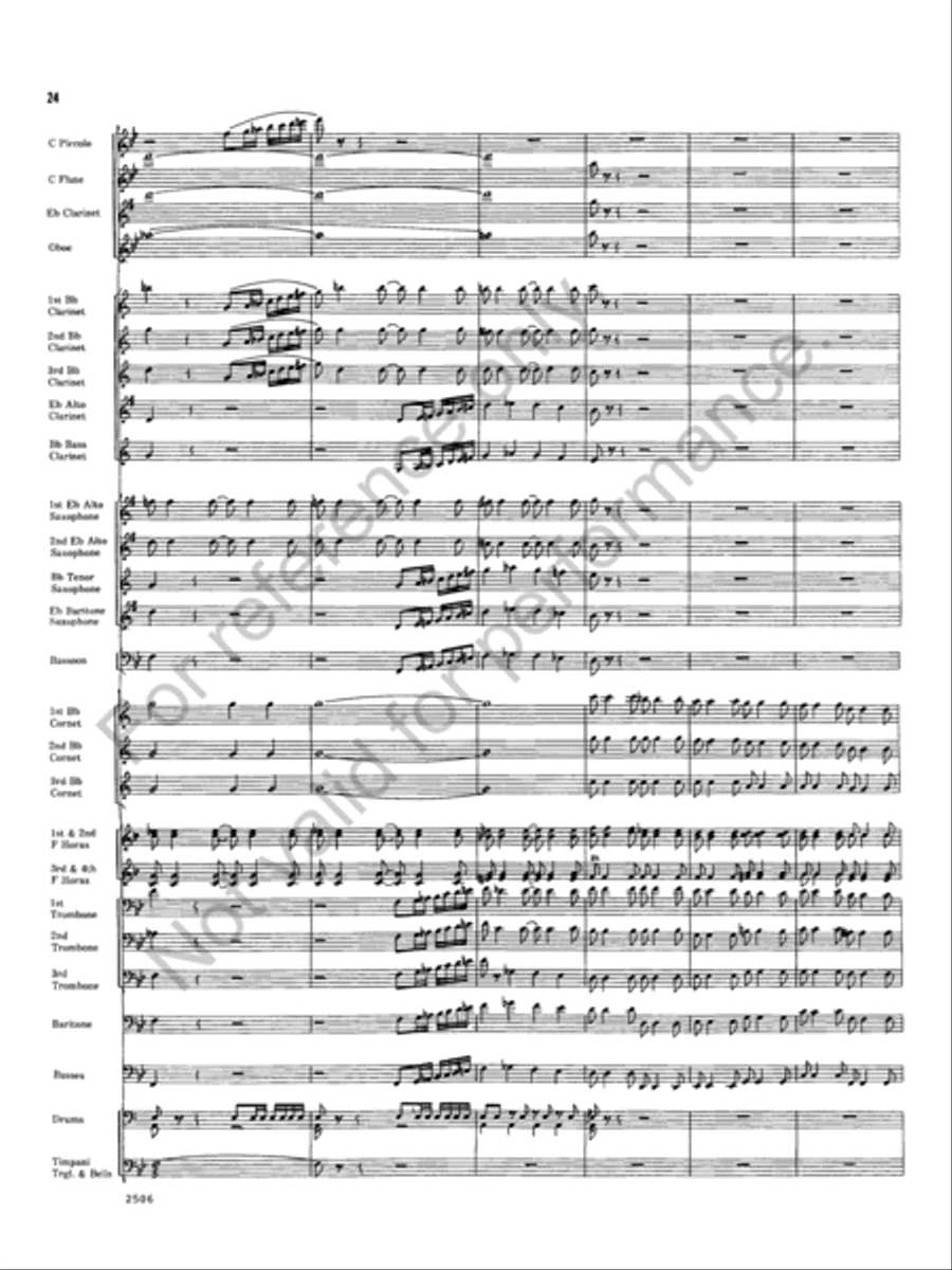 Armida Concert Band scores gallery preview page 24