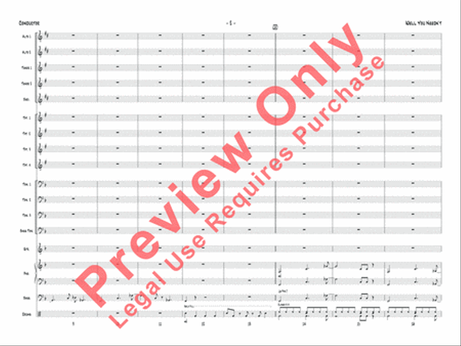 Well You Needn't Jazz Ensemble scores gallery preview page 3