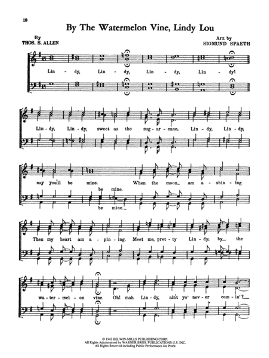 Barber Shop Harmony A Cappella scores gallery preview page 7