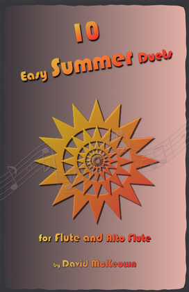 10 Easy Summer Duets for Flute and Alto Flute